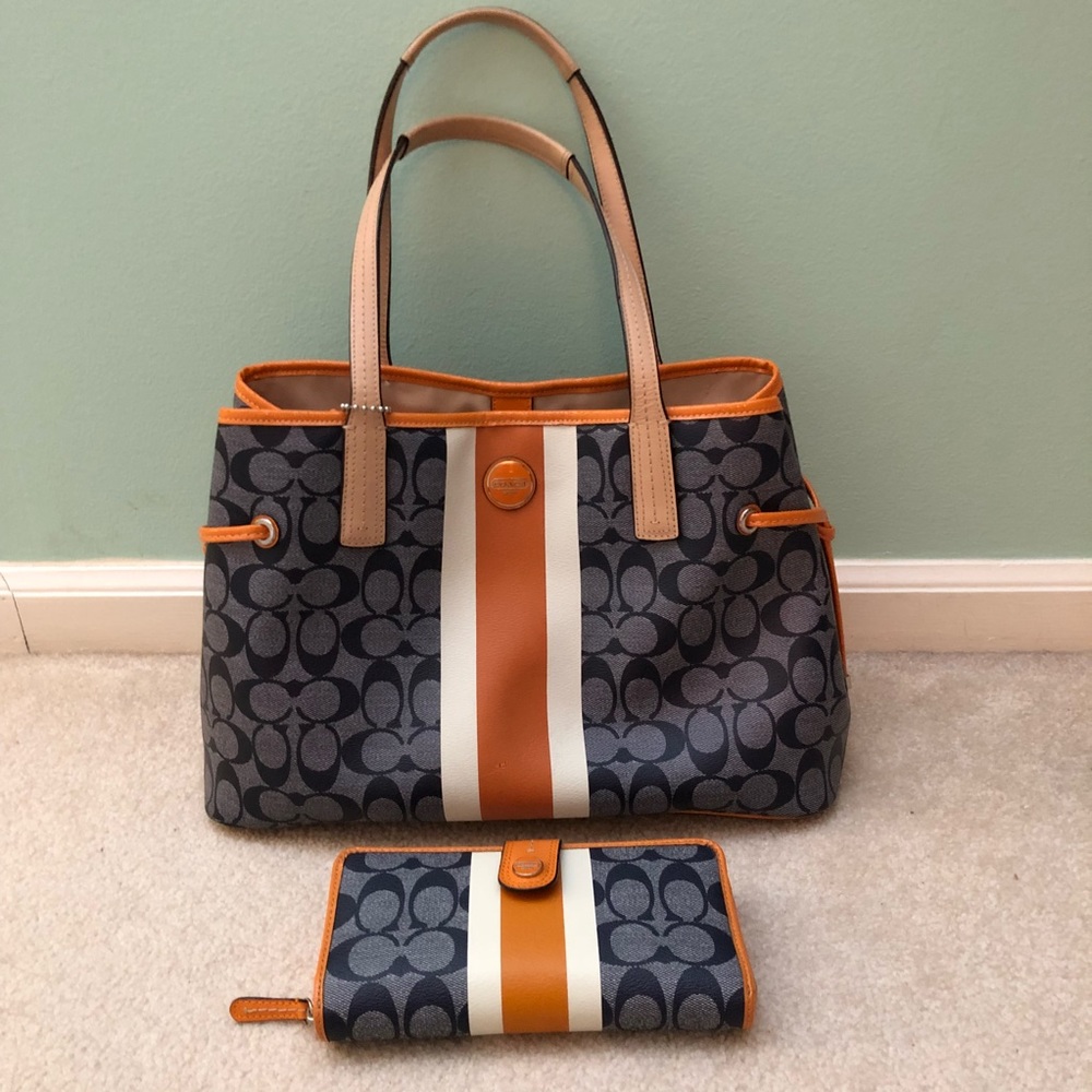 Signature Coach Bag & Matching Wallet